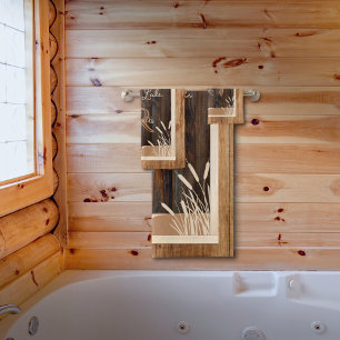 Monogramme en bois rustique Lac Monogram