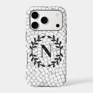 Monogramme en impression mosaïque