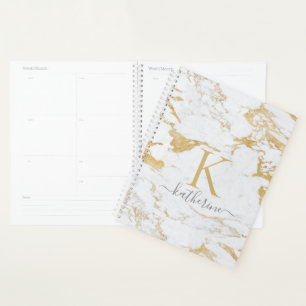 Monogramme en marbre d'or chic de luxe
