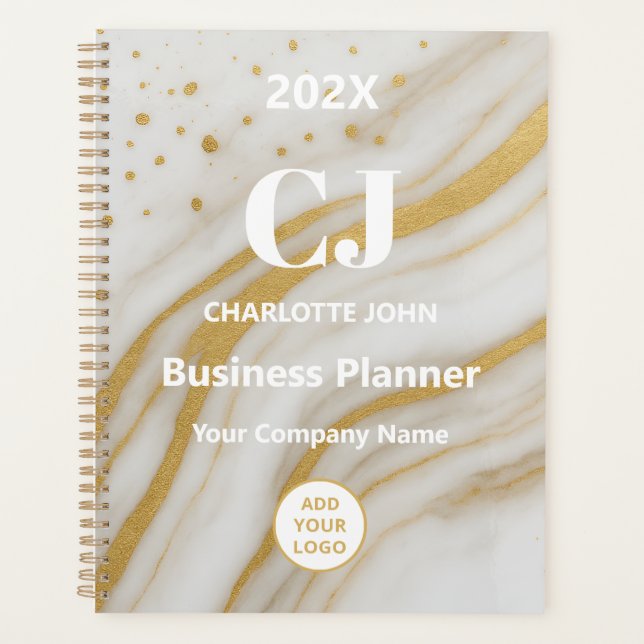 Monogramme Entreprise Marbre Luxe 2026 (Devant)