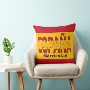 MONogramme ESPAGNE - REGARDEZ ! Coussin décoratif