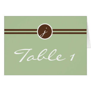 Monogramme espiègle dans le nombre de Tableau de