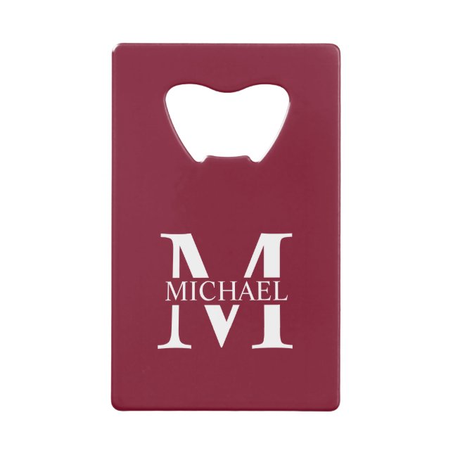 Monogramme et nom personnalisés (Devant)