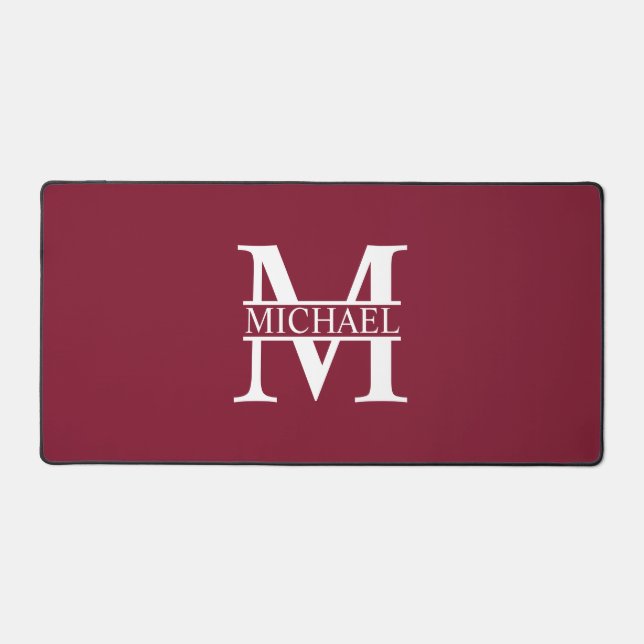 Monogramme et nom personnalisés (Recto)
