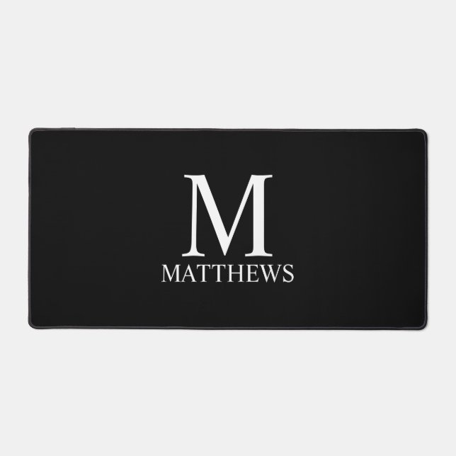 Monogramme et nom personnalisés (Recto)