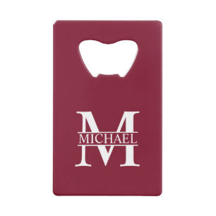 Monogramme et nom personnalisés