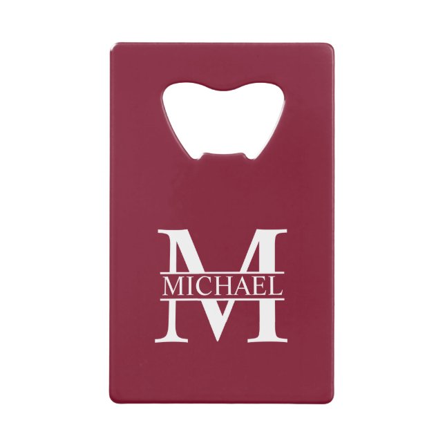 Monogramme et nom personnalisés (Devant)
