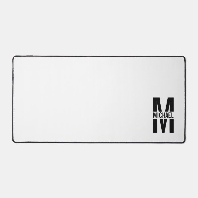 Monogramme et nom personnalisés (Recto)