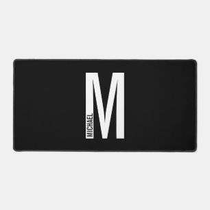 Monogramme et nom personnalisés modernes