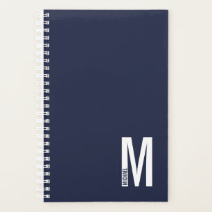 Monogramme et nom personnalisés modernes