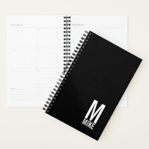 Monogramme et nom personnalisés modernes