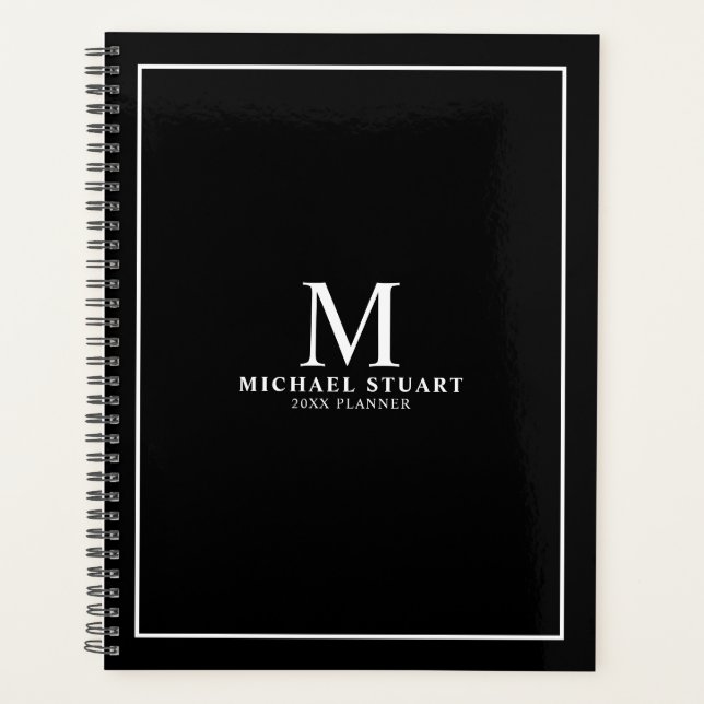 Monogramme et nom professionnels personnalisés (Devant)