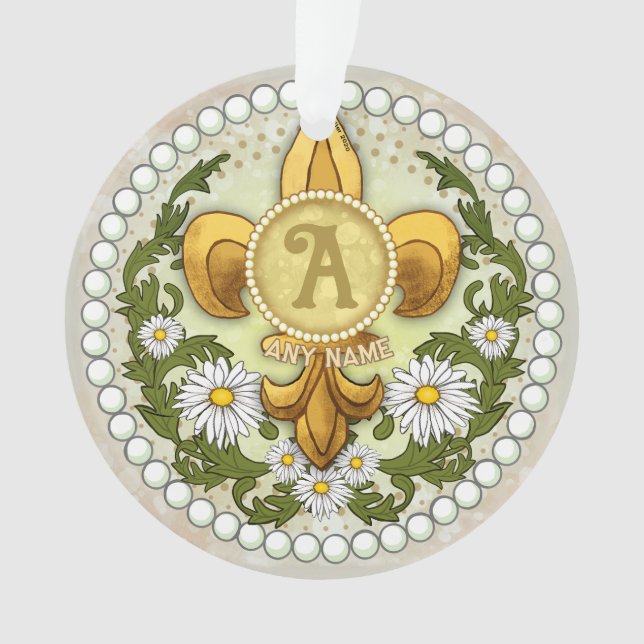 Monogramme Fleur  (devant)