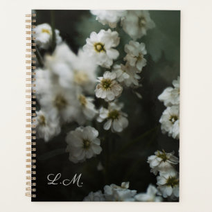Monogramme floral artistique et lunatique