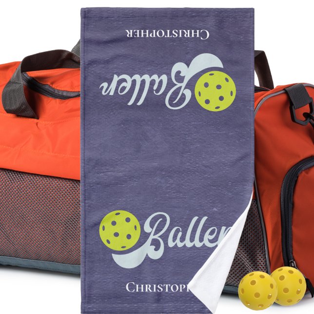 Monogramme Funny Pickleball Player Sports (Créateur téléchargé)