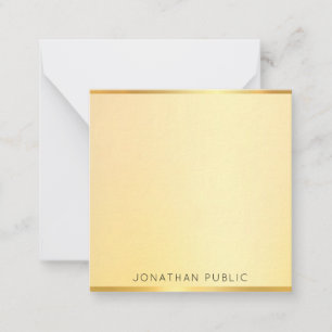 Monogramme Gold Look Modèle moderne Élégant