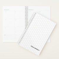 Monogramme gris clair simple Motif moderne