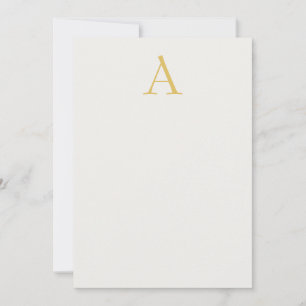 Monogramme initial professionnel couleur or et pas