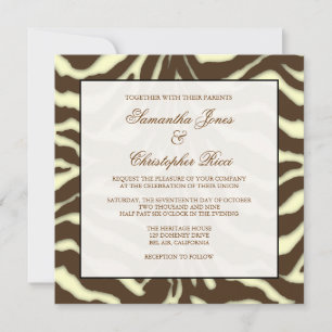 Monogramme, invitations de mariage
