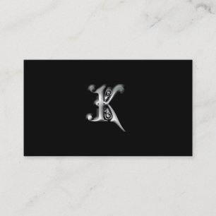 Monogramme K cartes de visite