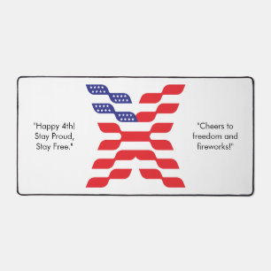 Monogramme Lettre X Drapeau États-Unis