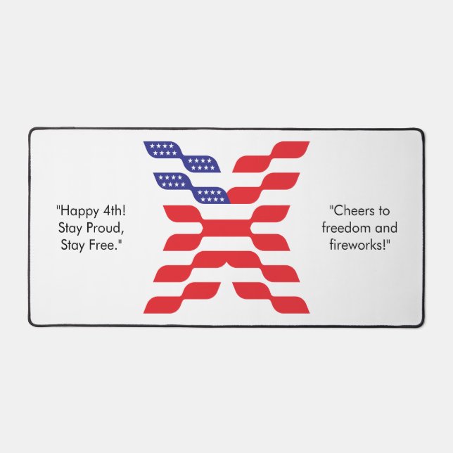 Monogramme Lettre X Drapeau États-Unis (Recto)