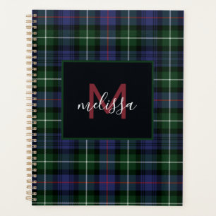 Monogramme MacKenzie Tartan Plaid Personnalisé 202