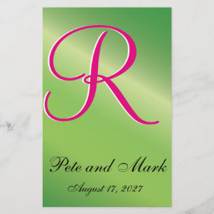 Monogramme Mariage de Crimson