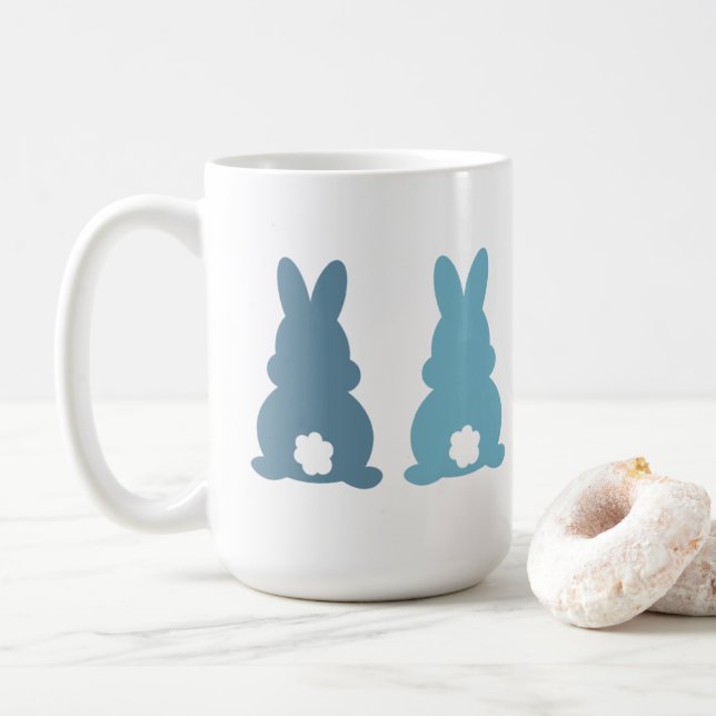 monogramme mignon de Pâques Mug (Avec donut)