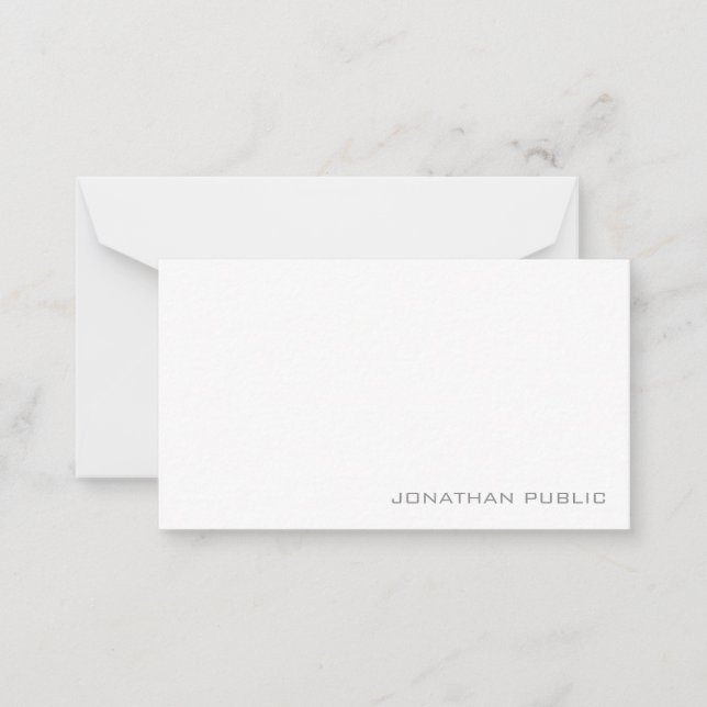 Monogramme minimaliste moderne Modèle simple (Devant)