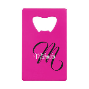Monogramme moderne minimaliste nom initial rose ch