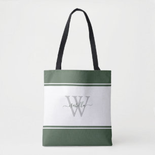 Monogramme moderne Monogramme Sac fourre-tout À f