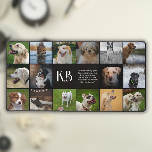 Monogramme moderne Unique 16 Photo Collage