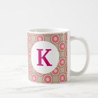 Monogramme Mug de café imprimé personnalisé de bea