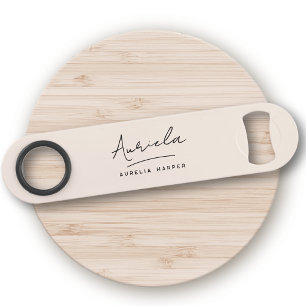 Monogramme Neutre Moderne Design minimaliste Scrip