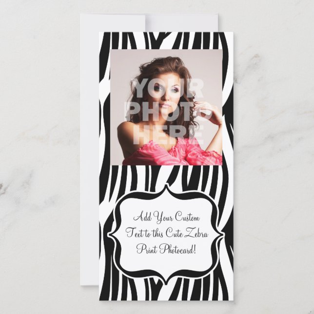 Monogramme noir/blanc Funky Zebra (Devant)