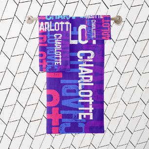 Monogramme Nom répétitif Enfants Motifs