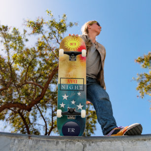 Monogramme Nuit VS Jour Skateboard