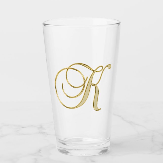 Monogramme or K verre (Devant)