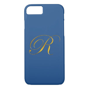Monogramme Or R iPhone 7 Coque