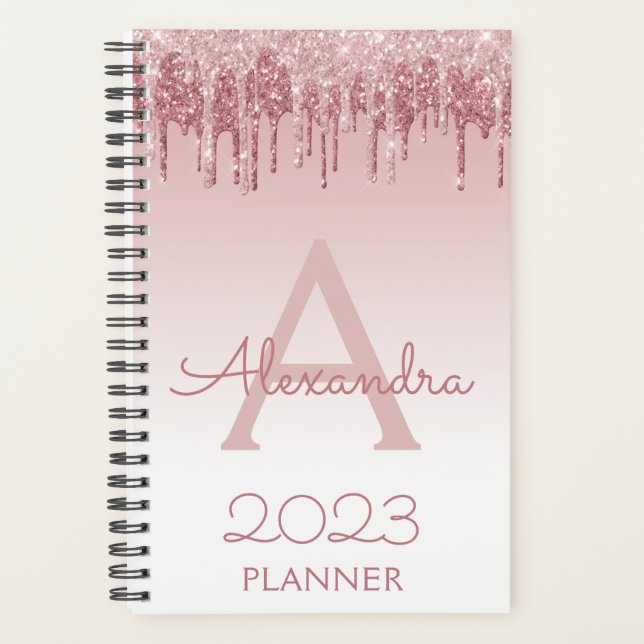 Monogramme Pailleté Rose Gold 2023 (Devant)