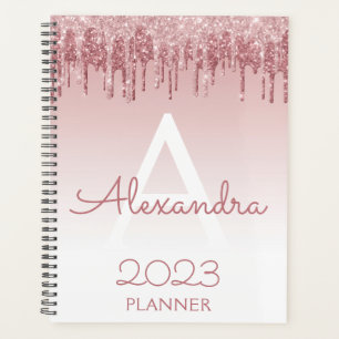 Monogramme Pailleté Rose Gold 2023 Rose Clair