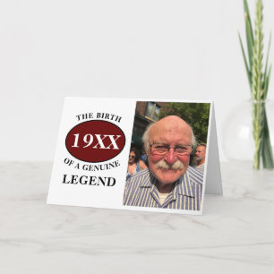 Monogramme père Modèle photo de la légende d'anniv