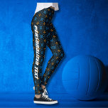 Monogramme personnalisé Élégant Motif Leggings<br><div class="desc">Ajoutez une touche d'élégance méditerranéenne à votre porte grâce à notre Monogramme Personnalisé Mat Porte. Conçu pour la durabilité dans une palette de bleu et de noir chic, ce tapis est parfait pour accueillir les invités avec votre message "bienvenue" personnalisé et votre nom de famille. Mesurant de façon pratique pour...</div>