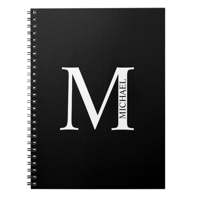 Monogramme personnalisé et Carnet de nom (Devant)
