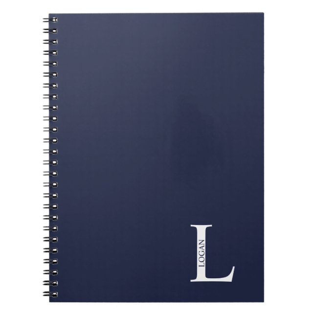Monogramme personnalisé et Carnet de nom (Devant)