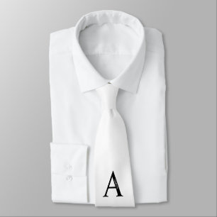 Monogramme personnalisé et Cravate de nom