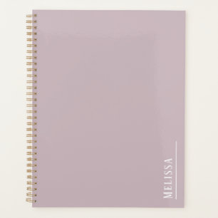 monogramme personnalisé, mauve moderne
