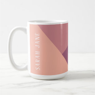 Monogramme personnalisé, tasse de café tritonale r