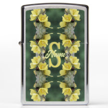 Monogramme personnalisé Votre initiale Nom Mullein